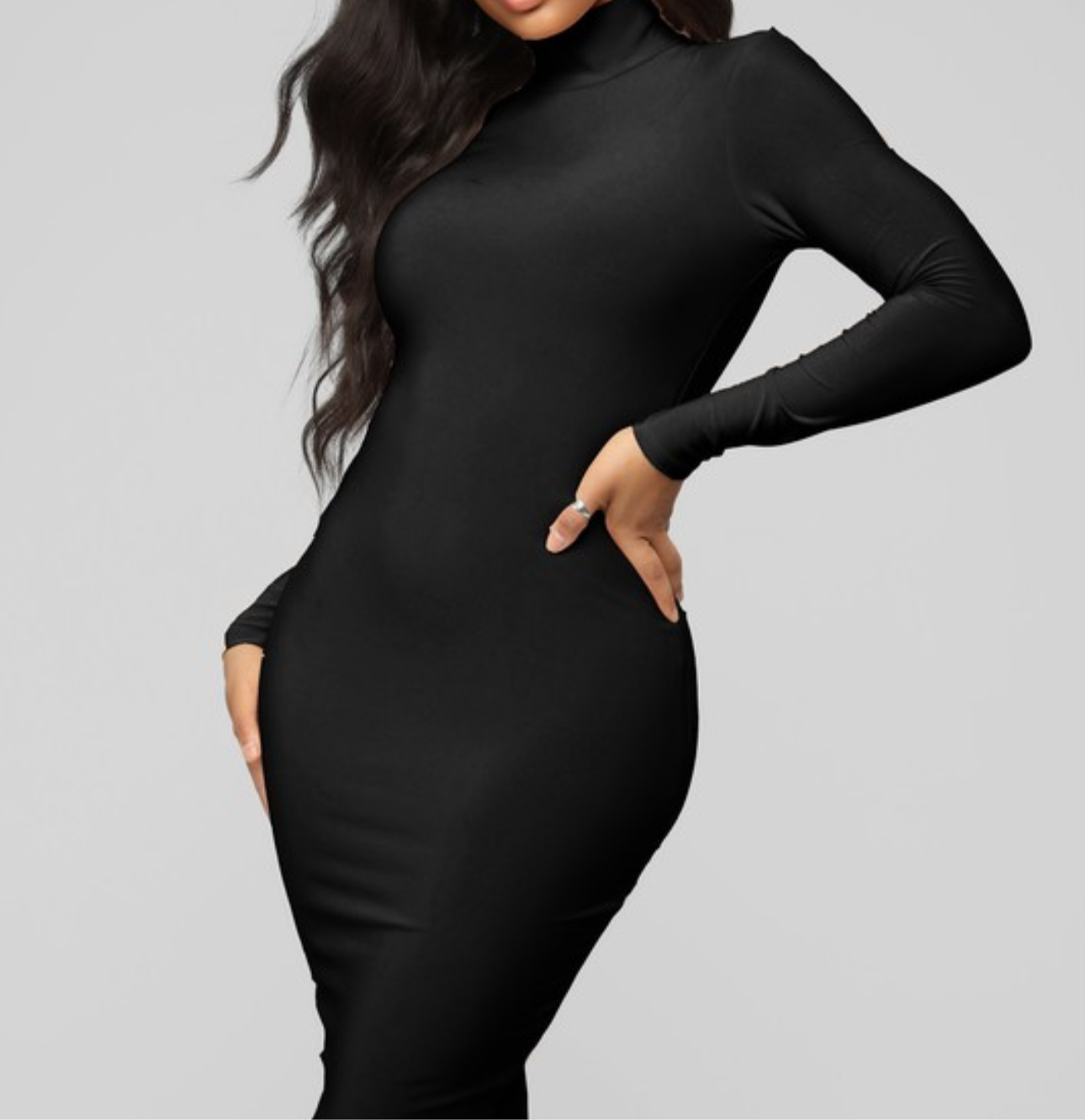 Double Layered Black Dress