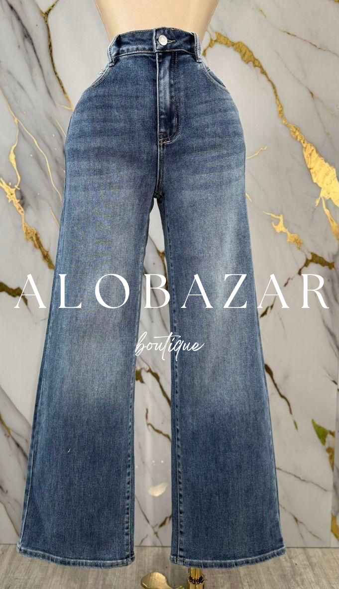 Medium Wash Denim Jeans