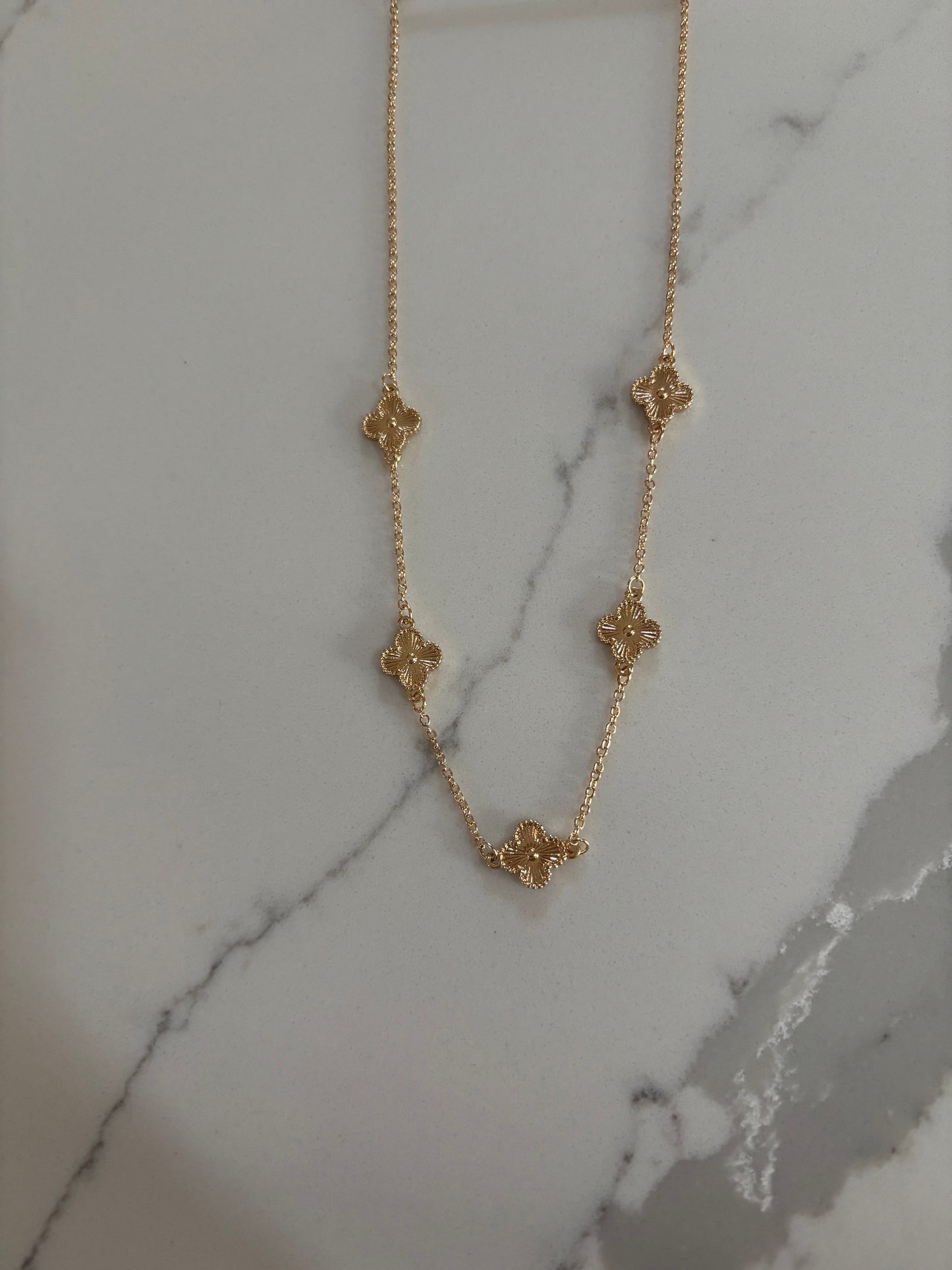 Mini Arpel Gold Necklace