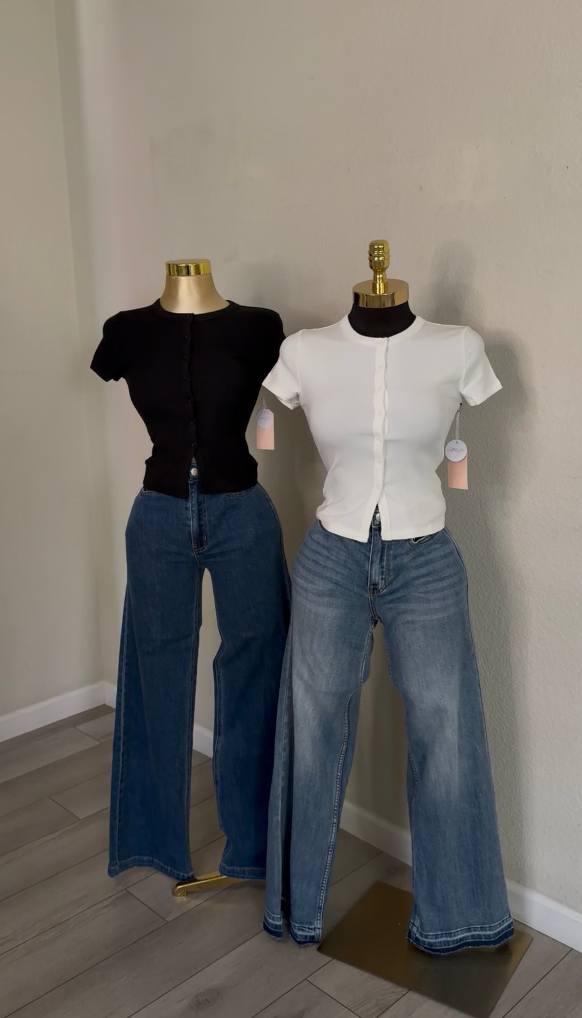 Basic Button Tops