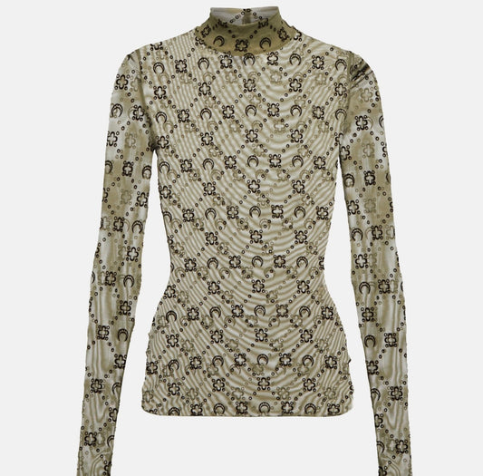 Marina Moon Top - Olive