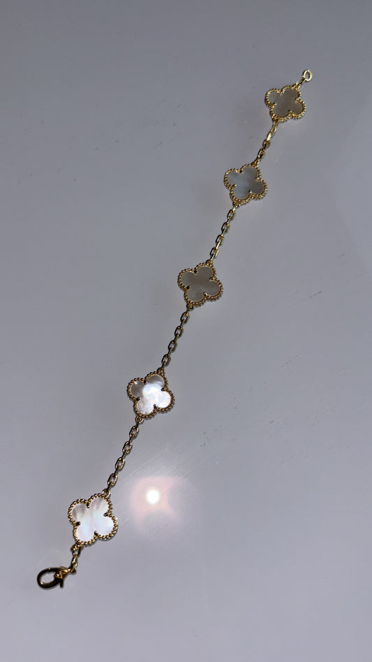 Arpel Bracelet- White/Gold