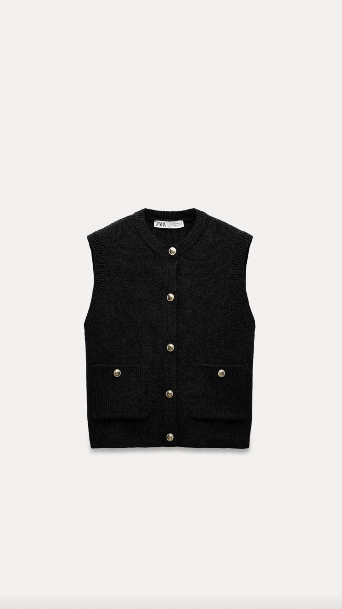 Black Knitted Sweater
