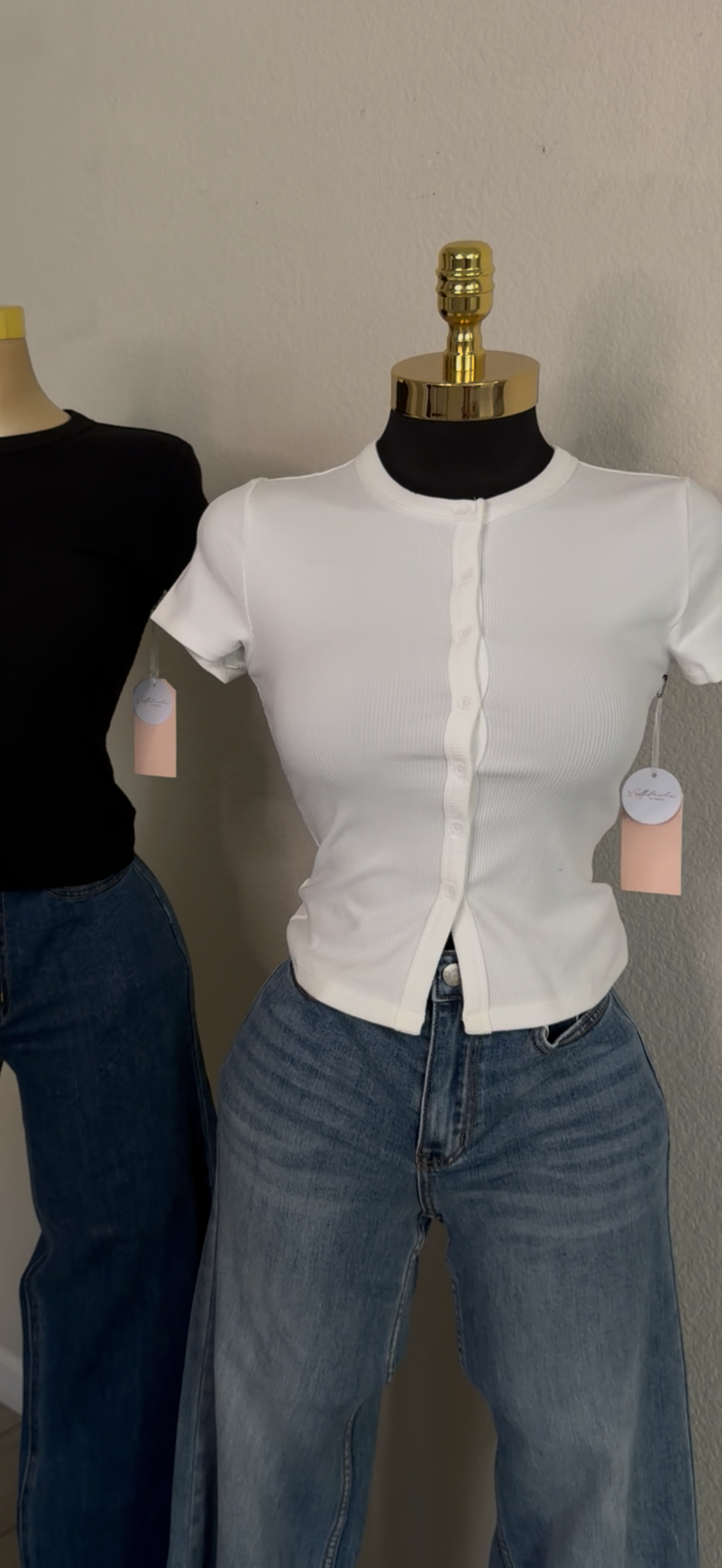 Basic Button Tops