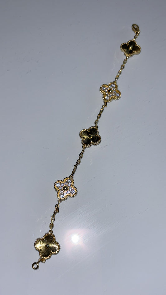 Arpel Bracelet- Gold/Diamond