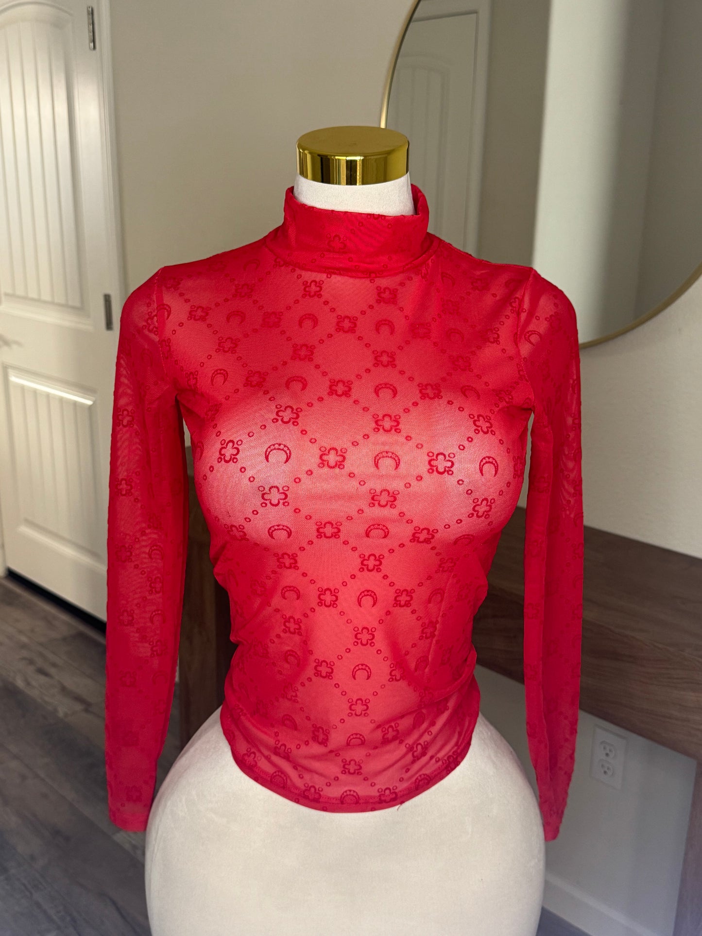Marina Moon Top - Red