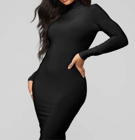Double Layered Black Dress