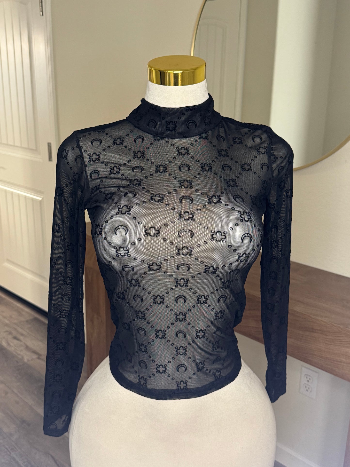 Marina Moon Top - Black