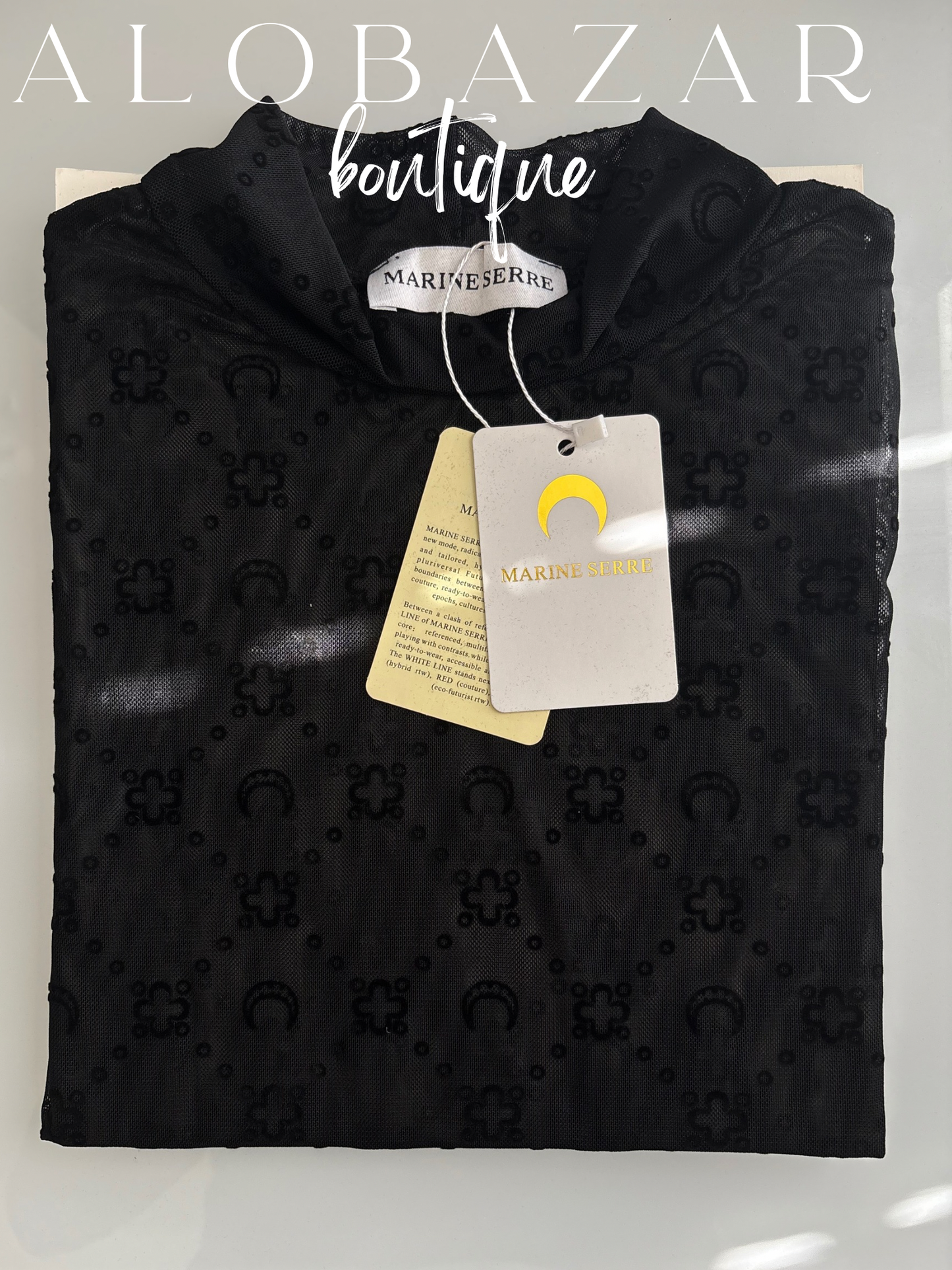 Marina Moon Top - Black