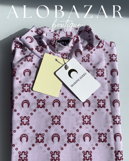 Marina Moon Top- Lavender