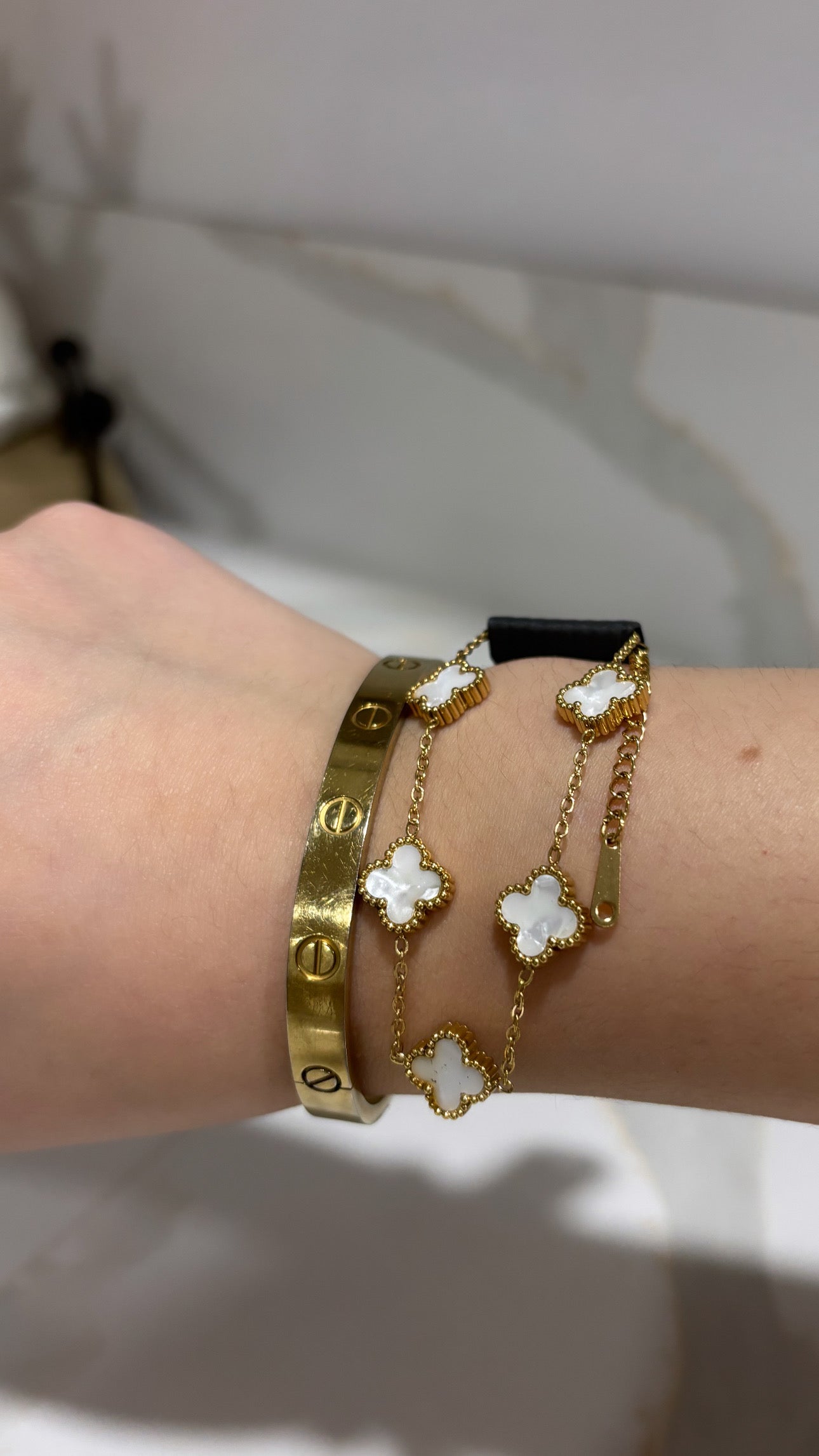Mini Cleef Chain Bracelet