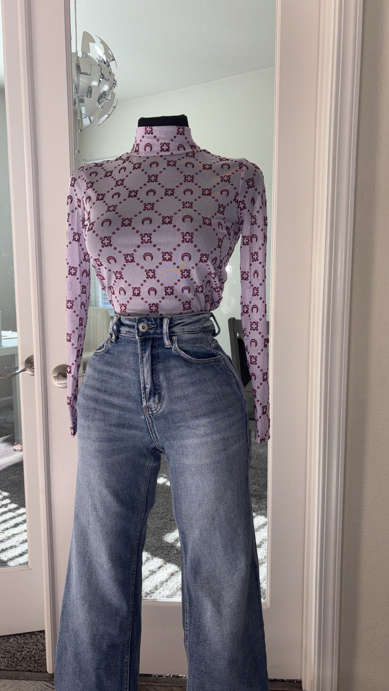 Marina Moon Top- Lavender