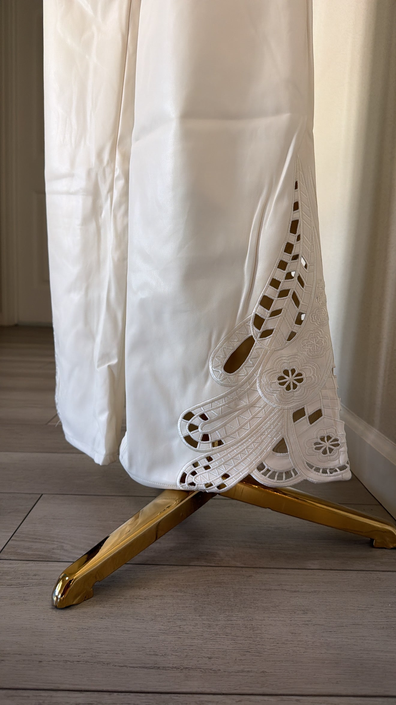 White Lace Pants
