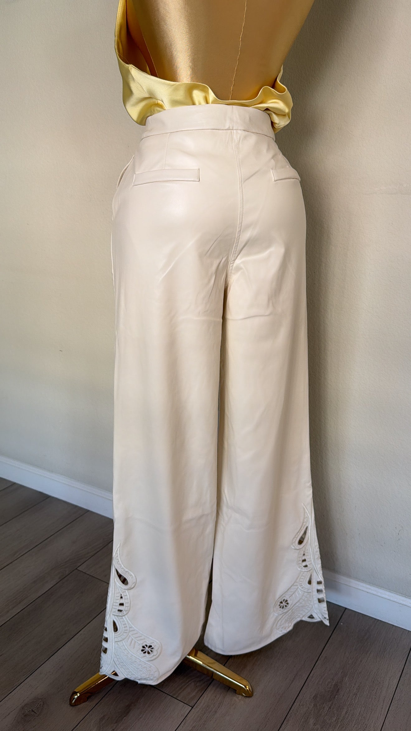 White Lace Pants