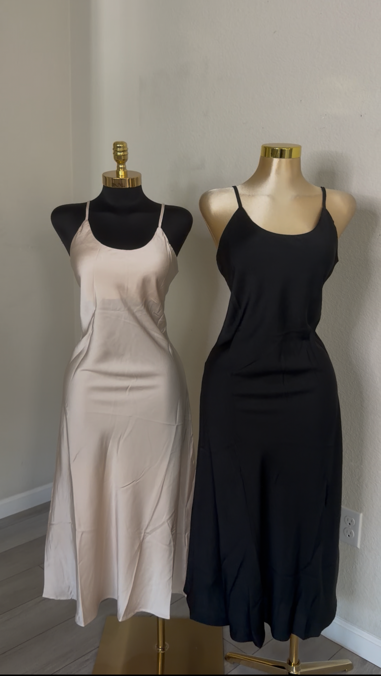 Double Layer Silk Dress