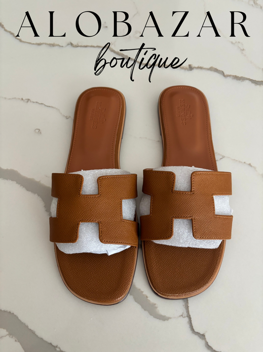 Hermosa Sandals- Camel Brown