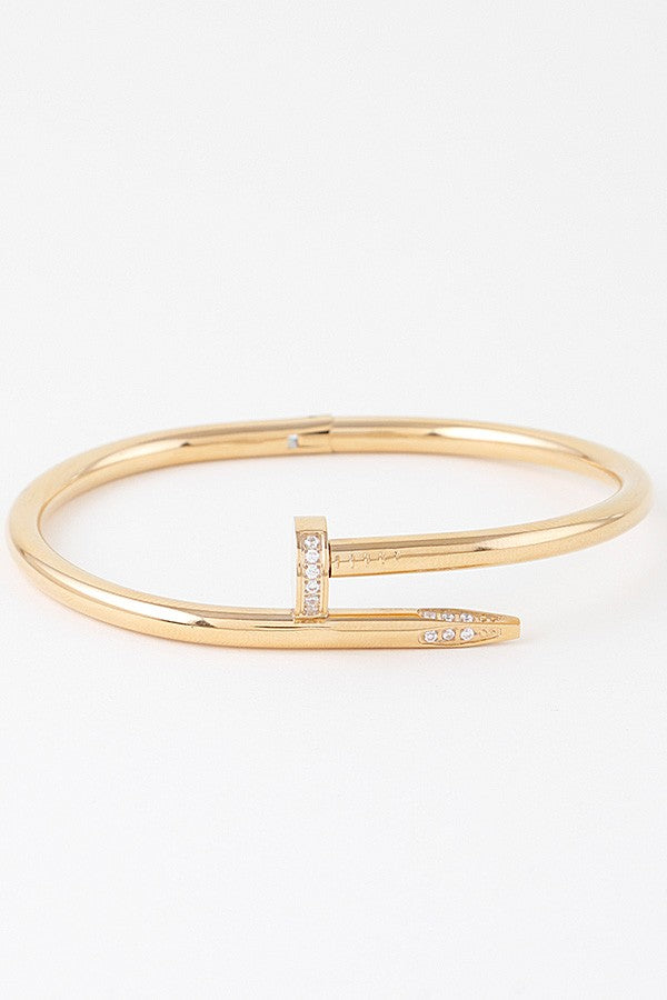 Jeweled Nail Bracelet