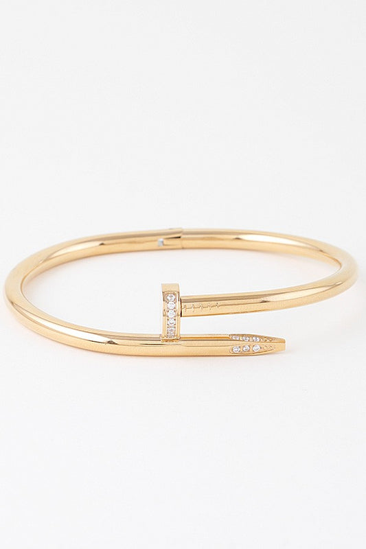 Jeweled Nail Bracelet