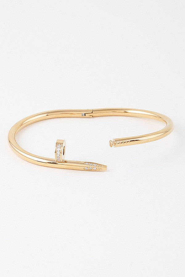Jeweled Nail Bracelet