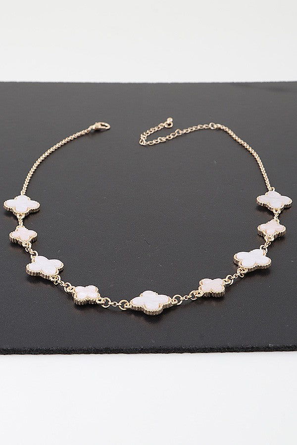 Multi Stone Arpel Necklace