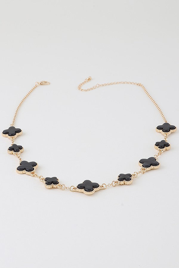 Multi Stone Arpel Necklace