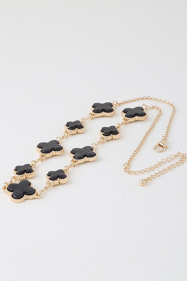 Multi Stone Arpel Necklace